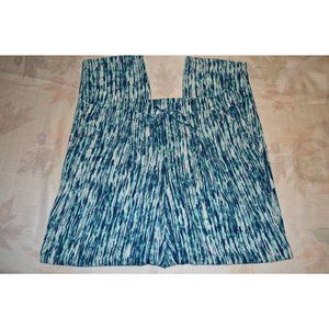 Cato Palazzo Pants Striped Stretchy Pull On Women's Size L (H)